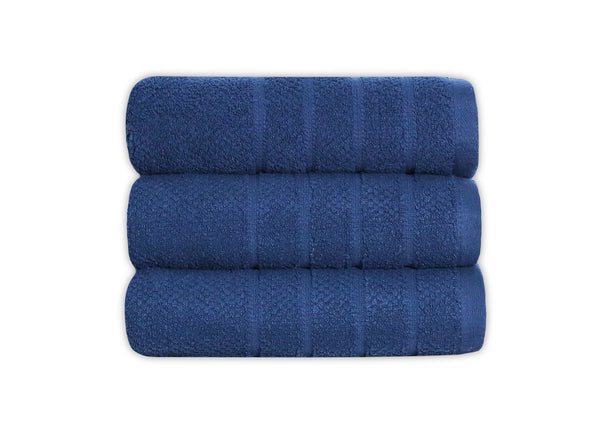 Midnight Grid Bath Towel