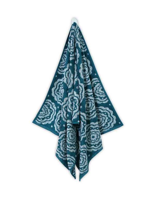 Peacock Bloom Bath Towel