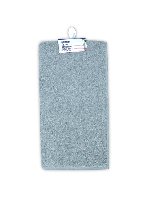 Charcoal Slate Plush Bath Towel
