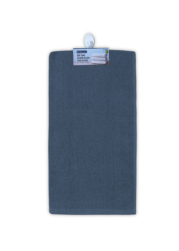 Solid Slate Grey Bath Towel