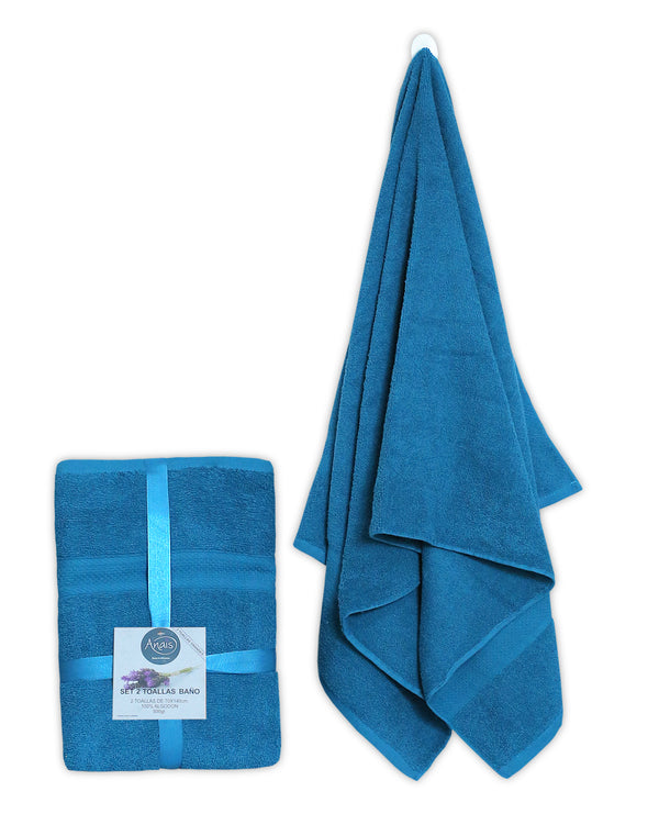 Ocean Teal Luxe Bath Towel