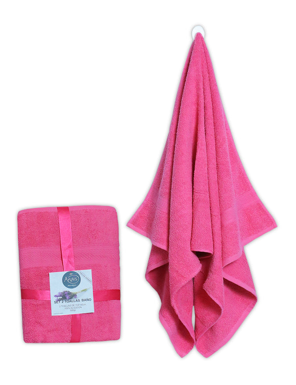Candy Pink Luxe Bath Towel