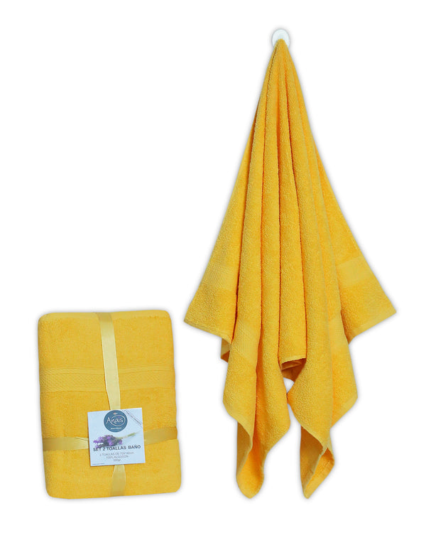 Sunbeam Yellow Luxe Bath Towel